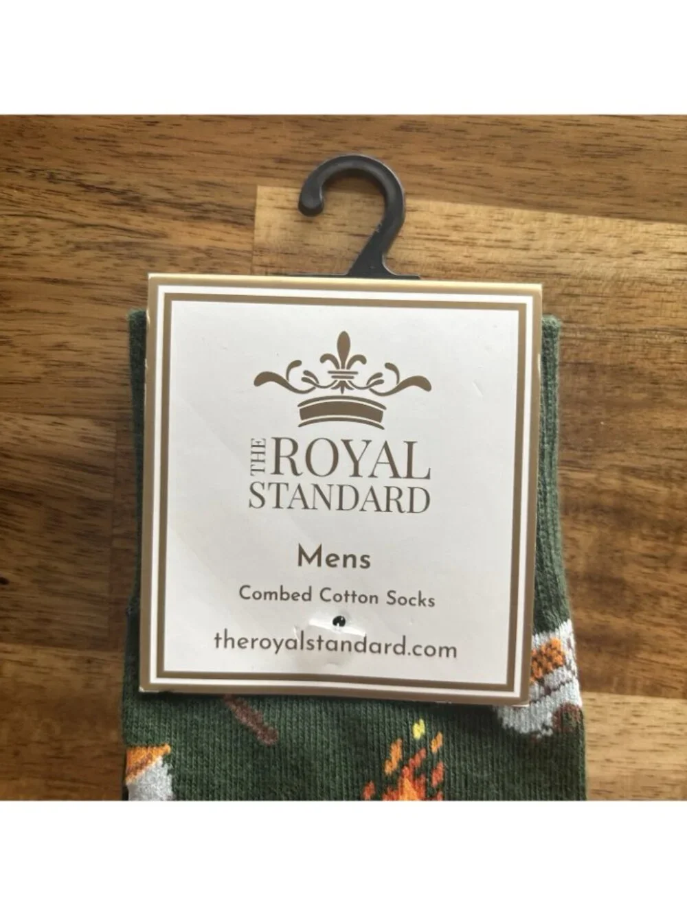 NWT The Royal Standard Men's‎ Camping Socks Green ONE SIZE Preppy Outdoor Nature